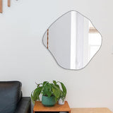 Irregular Shape Wall Glass Mirror Wall Mirror For Living Room Bedroom Bathroom Entryway Wall Decor